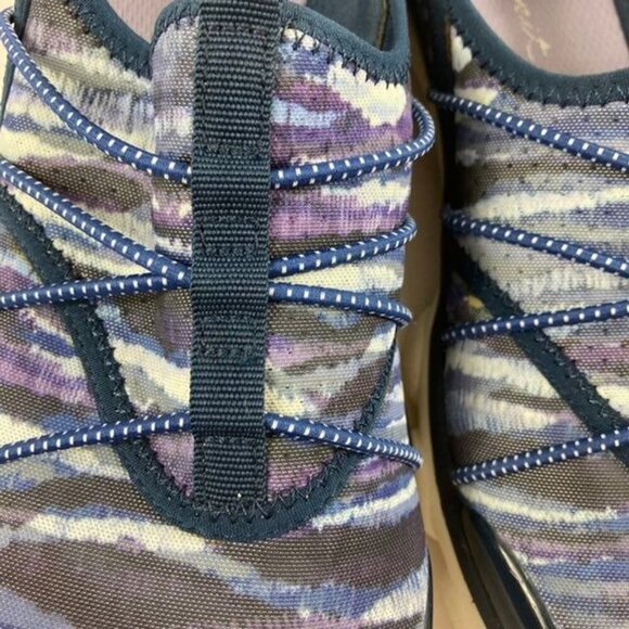 Womens Easy Spirit Relenie Camo Blue Sneaker Sandal 9.5 - Picture 8 of 9
